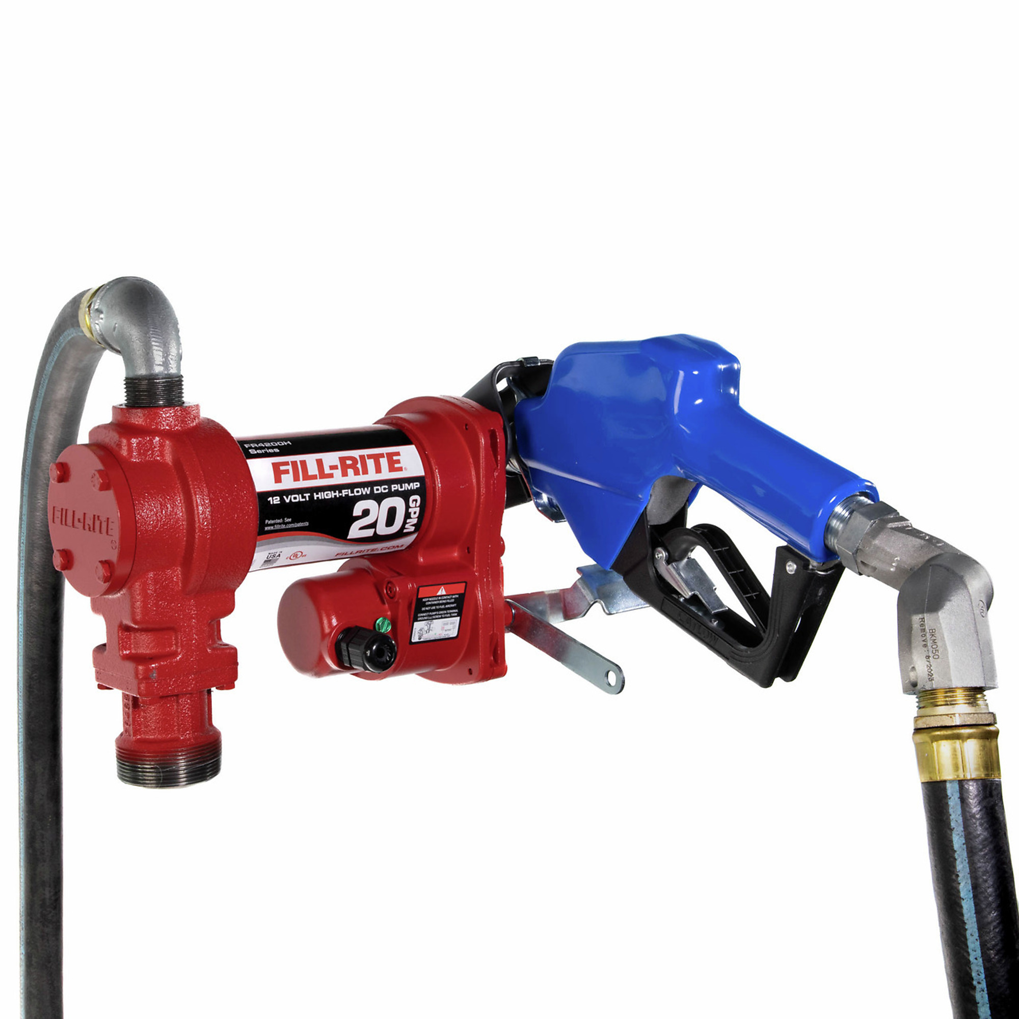 Fill-Rite, 12V 20GPM Arctic Pump Kit, GPM 20 Volts 12 Nozzle Type Automatic, Model# FR4210HARC